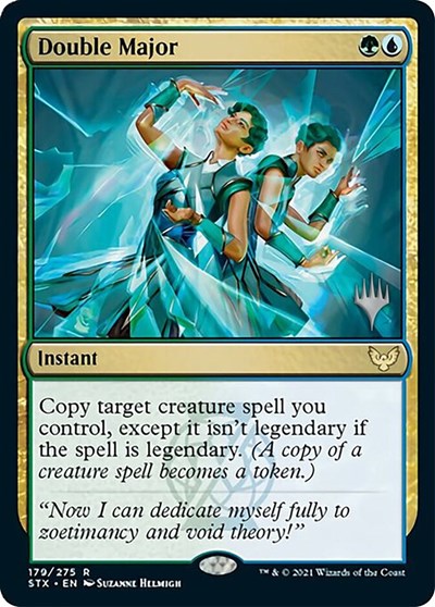 Double Major (Promo Pack) [Strixhaven: School of Mages Promos] | Gear Gaming Bentonville