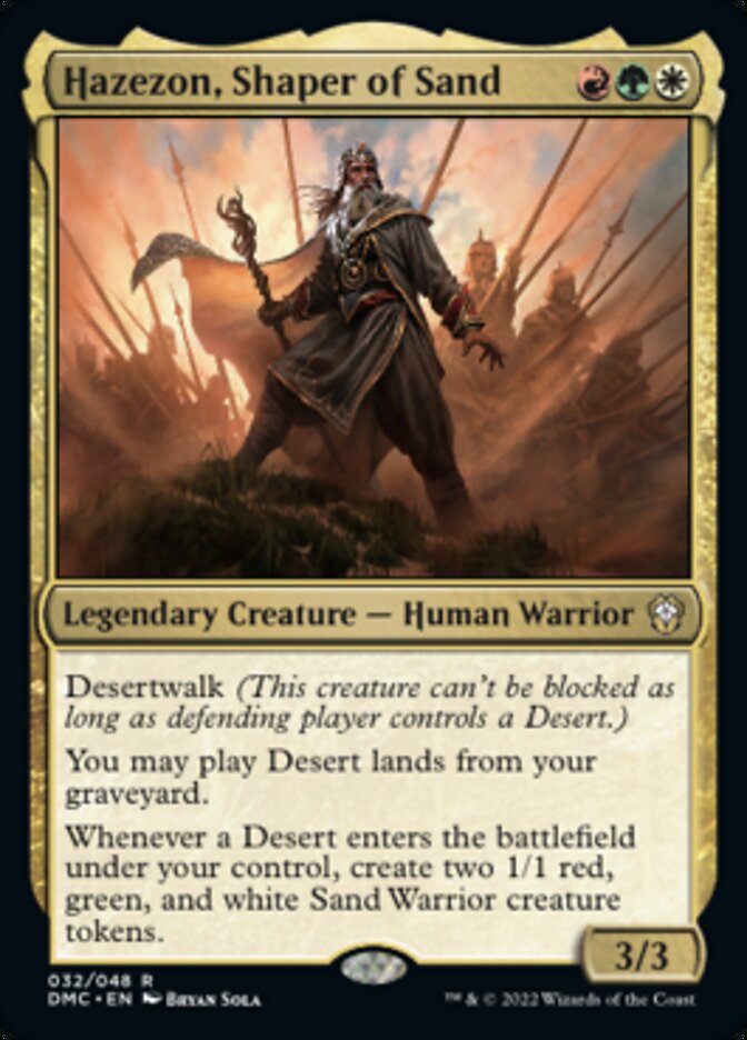 Hazezon, Shaper of Sand [Dominaria United Commander] | Gear Gaming Bentonville