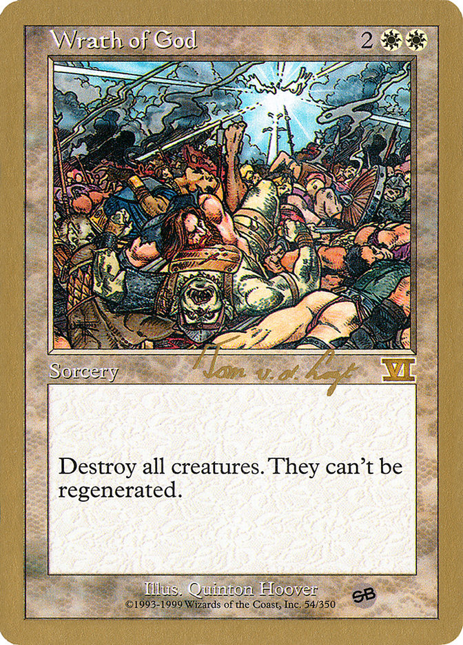 Wrath of God (Tom van de Logt) (SB) [World Championship Decks 2000] | Gear Gaming Bentonville