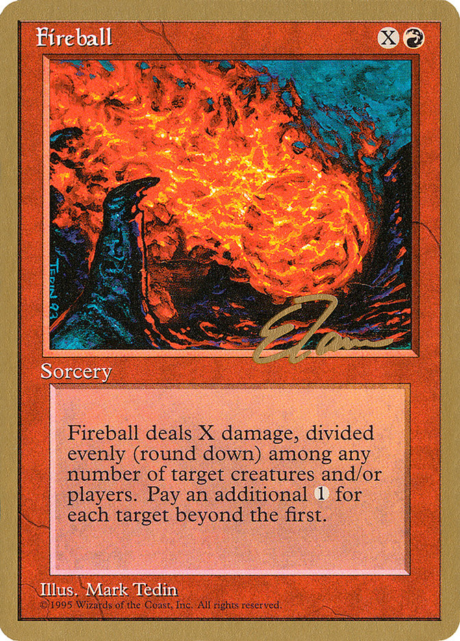 Fireball (Eric Tam) [Pro Tour Collector Set] | Gear Gaming Bentonville