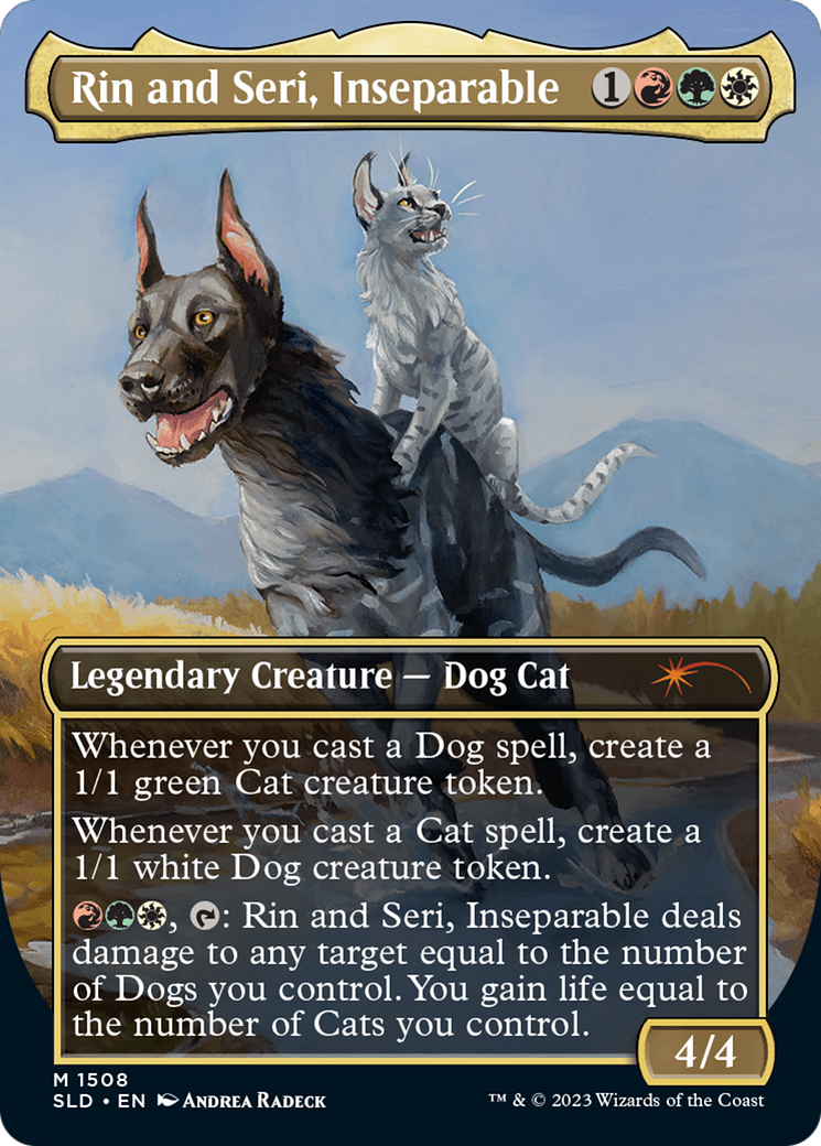 Rin and Seri, Inseparable (1508) // Rin and Seri, Inseparable [Secret Lair Commander Deck: Raining Cats and Dogs] | Gear Gaming Bentonville