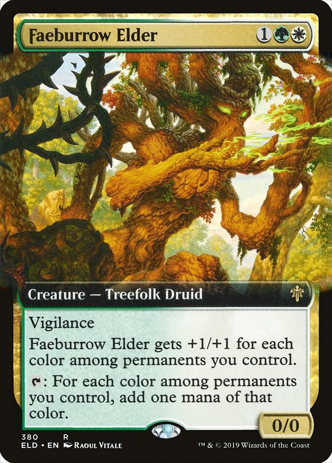 Faeburrow Elder (Extended Art) [Throne of Eldraine] | Gear Gaming Bentonville