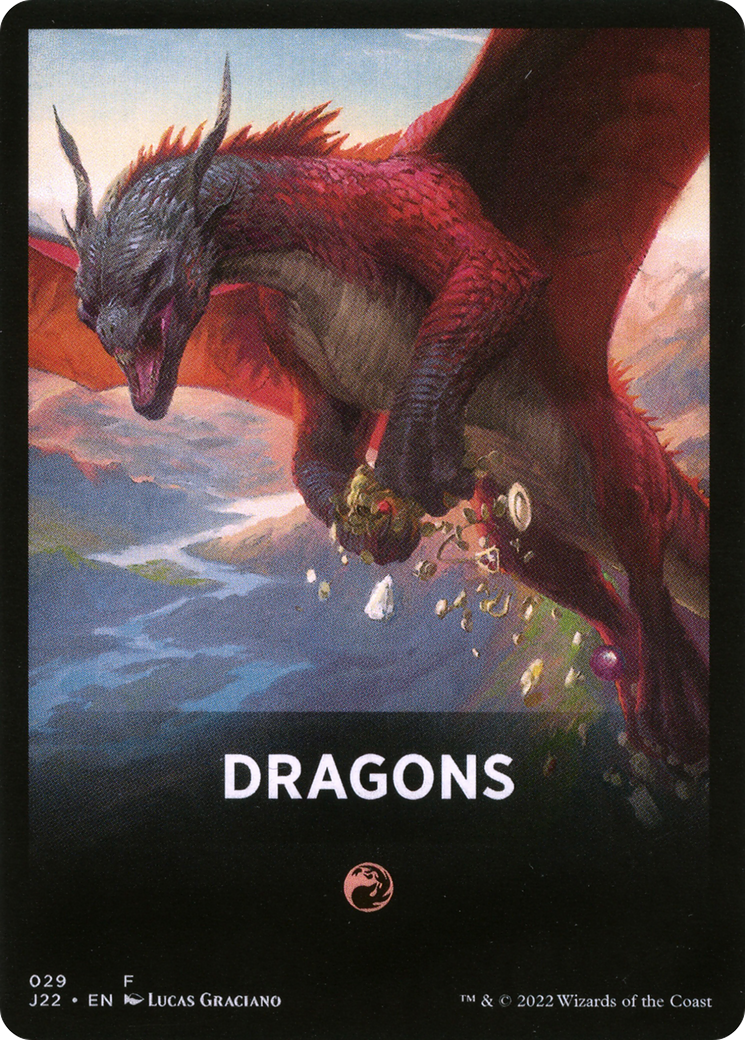 Dragons Theme Card [Jumpstart 2022 Front Cards] | Gear Gaming Bentonville