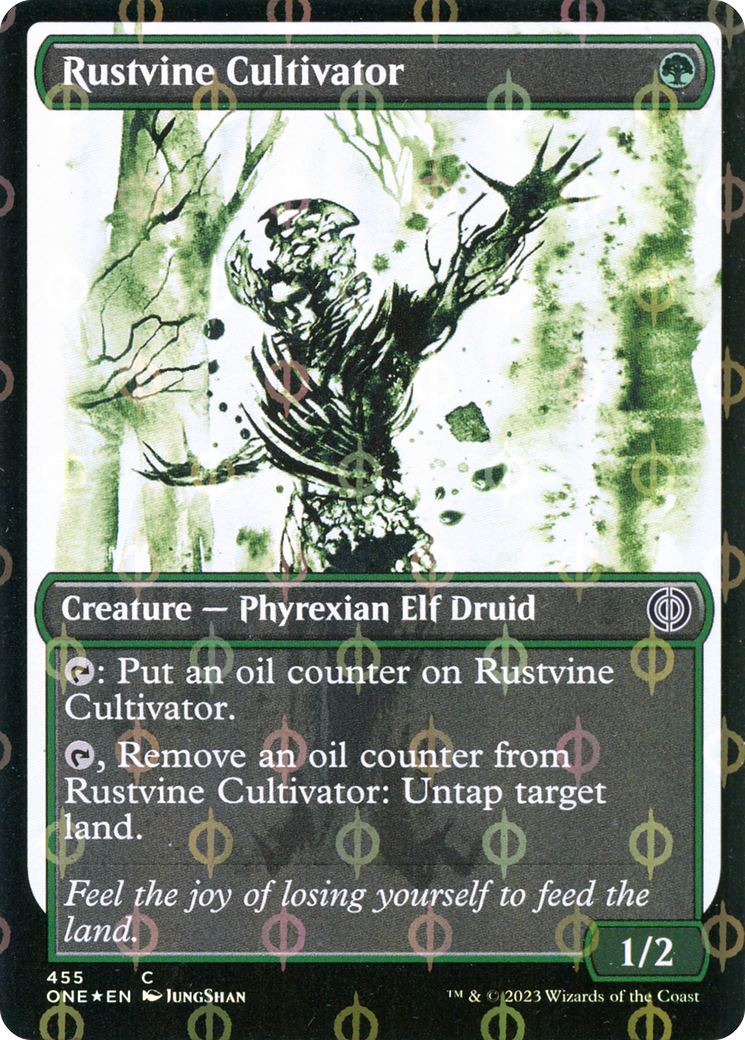 Rustvine Cultivator (Showcase Ichor Step-and-Compleat Foil) [Phyrexia: All Will Be One] | Gear Gaming Bentonville