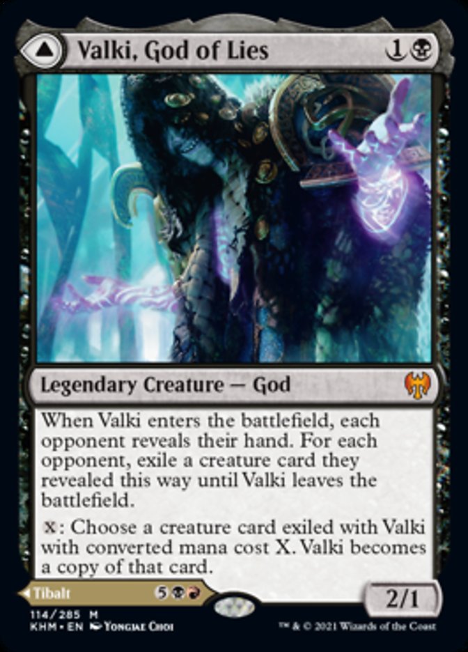 Valki, God of Lies // Tibalt, Cosmic Impostor [Kaldheim] | Gear Gaming Bentonville