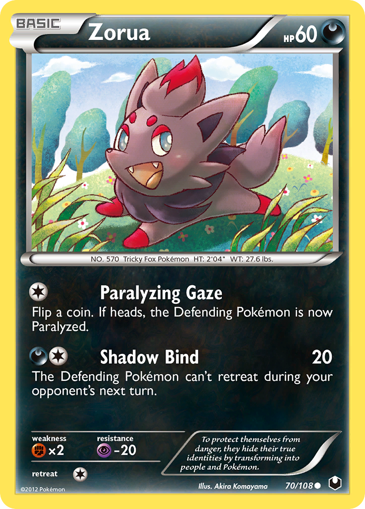 Zorua (70/108) [Black & White: Dark Explorers] | Gear Gaming Bentonville