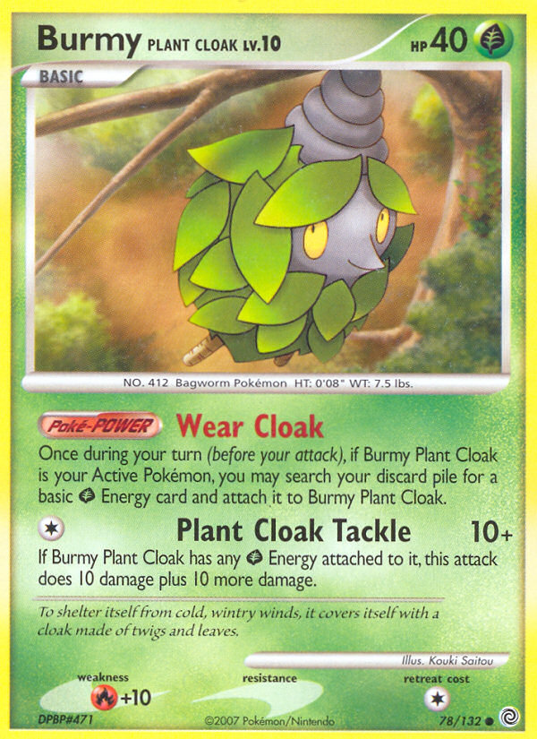 Burmy Plant Cloak (78/132) [Diamond & Pearl: Secret Wonders] | Gear Gaming Bentonville