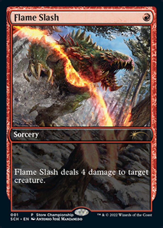 Flame Slash (Extended Art) [Store Championships 2022] | Gear Gaming Bentonville