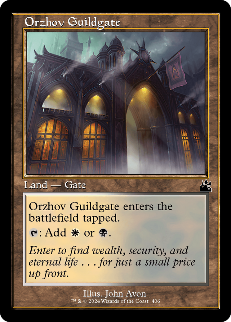 Orzhov Guildgate (Retro Frame) [Ravnica Remastered] | Gear Gaming Bentonville