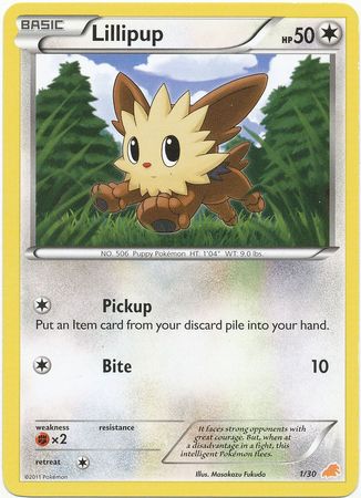 Lillipup (1/30) [Black & White: Trainer Kit - Excadrill] | Gear Gaming Bentonville