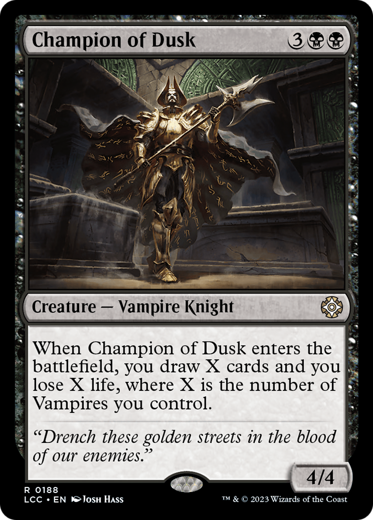 Champion of Dusk [The Lost Caverns of Ixalan Commander] | Gear Gaming Bentonville