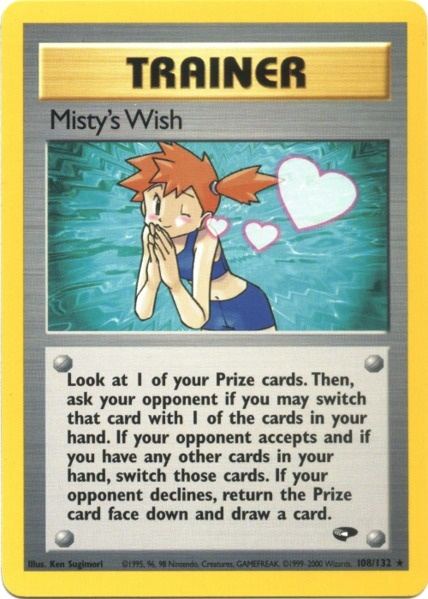 Misty's Wish (108/132) [Gym Challenge Unlimited] | Gear Gaming Bentonville