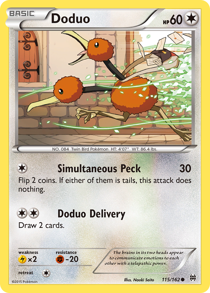 Doduo (115/162) [XY: BREAKthrough] | Gear Gaming Bentonville