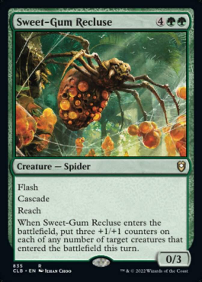 Sweet-Gum Recluse [Commander Legends: Battle for Baldur's Gate] | Gear Gaming Bentonville