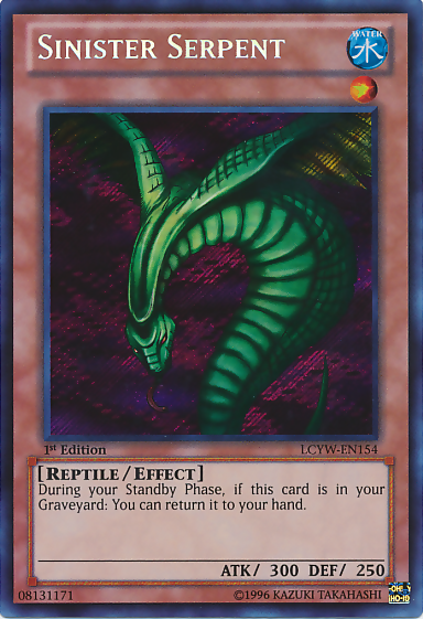 Sinister Serpent [LCYW-EN154] Secret Rare | Gear Gaming Bentonville