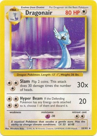 Dragonair (18/102) [Base Set Unlimited] | Gear Gaming Bentonville