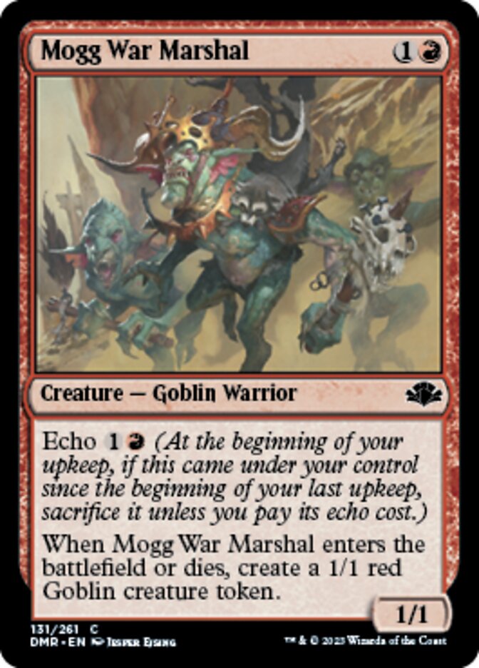 Mogg War Marshal [Dominaria Remastered] | Gear Gaming Bentonville