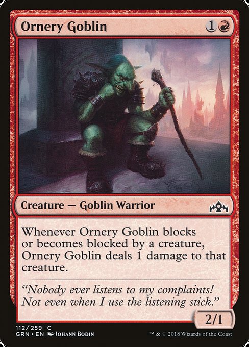 Ornery Goblin [Guilds of Ravnica] | Gear Gaming Bentonville