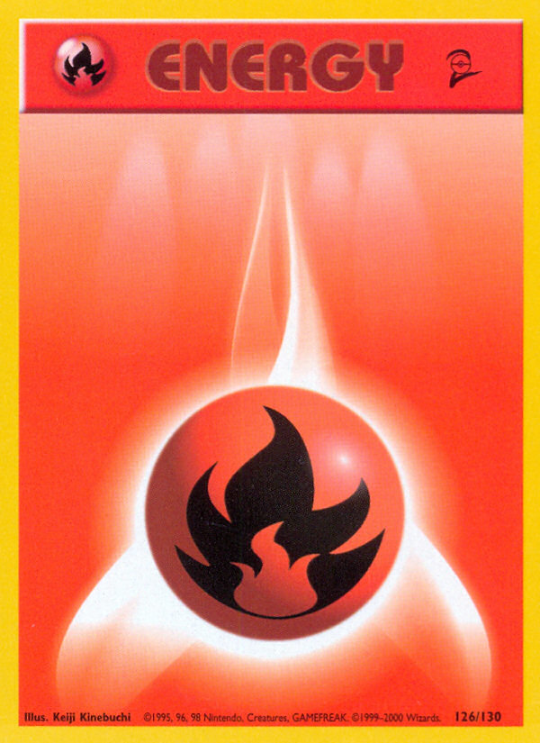 Fire Energy (126/130) [Base Set 2] | Gear Gaming Bentonville