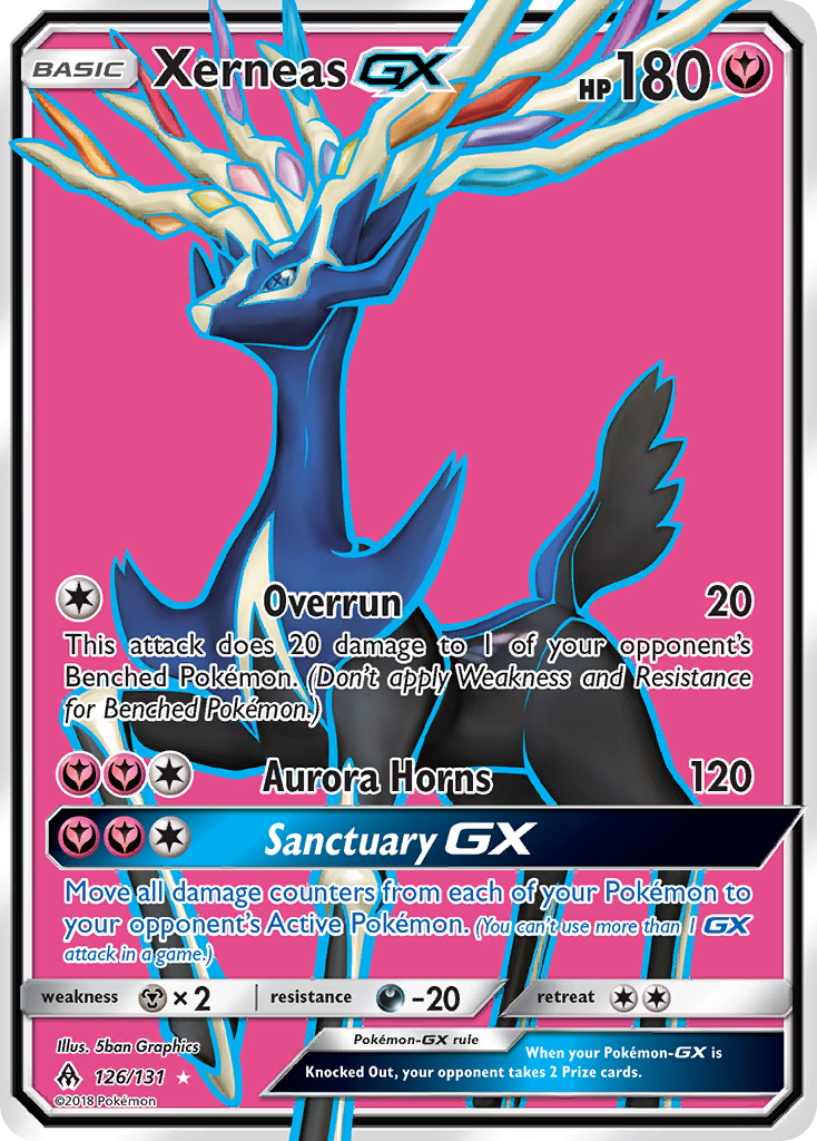 Xerneas GX (126/131) [Sun & Moon: Forbidden Light] | Gear Gaming Bentonville