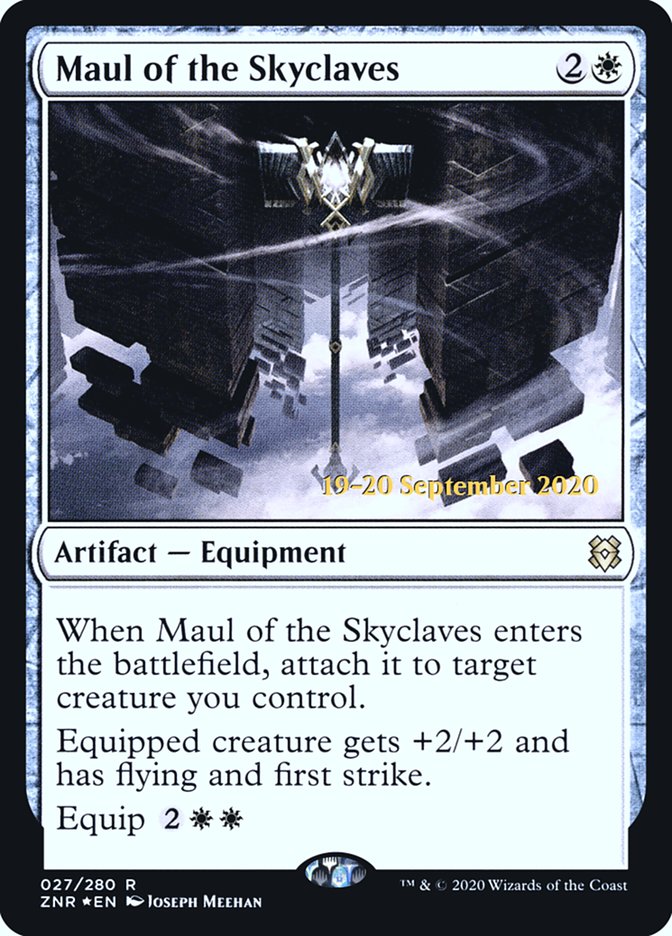 Maul of the Skyclaves  (Prerelease) [Zendikar Rising Prerelease Promos] | Gear Gaming Bentonville