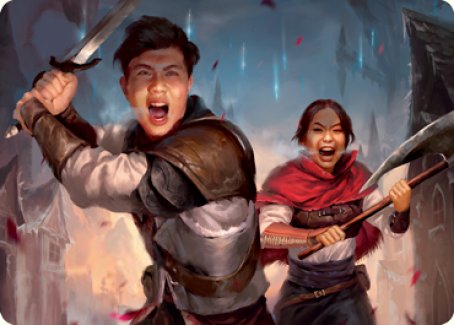 Daybreak Combatants Art Card [Innistrad: Crimson Vow Art Series] | Gear Gaming Bentonville