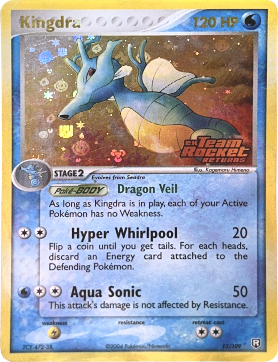 Kingdra (12/109) (Stamped) [EX: Team Rocket Returns] | Gear Gaming Bentonville