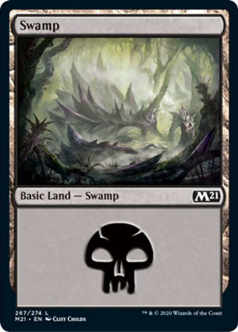 Swamp (267) [Core Set 2021] | Gear Gaming Bentonville