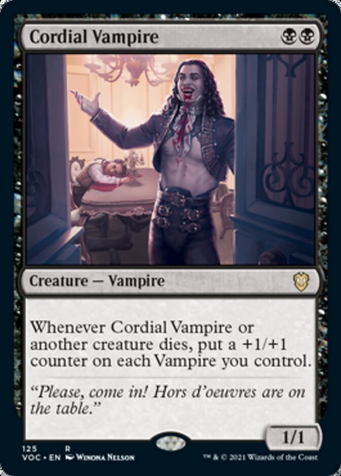 Cordial Vampire [Innistrad: Crimson Vow Commander] | Gear Gaming Bentonville