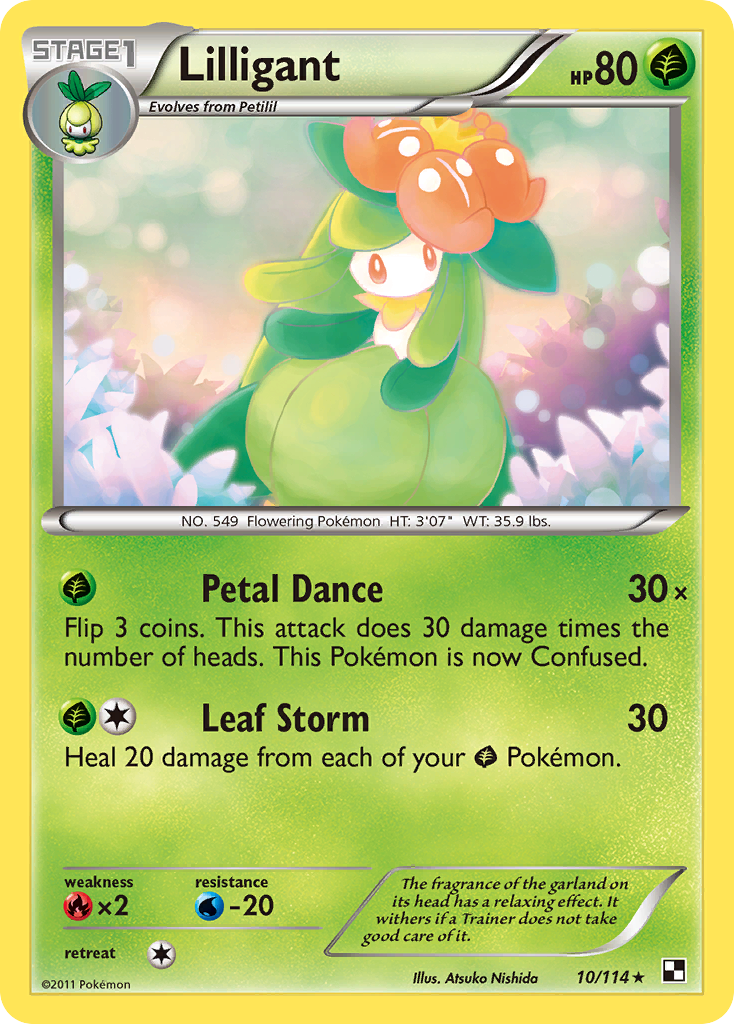 Lilligant (10/114) [Black & White: Base Set] | Gear Gaming Bentonville