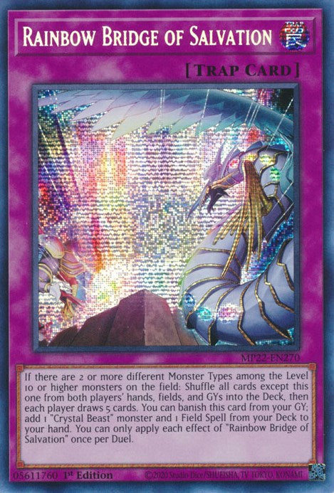 Rainbow Bridge of Salvation [MP22-EN270] Prismatic Secret Rare | Gear Gaming Bentonville