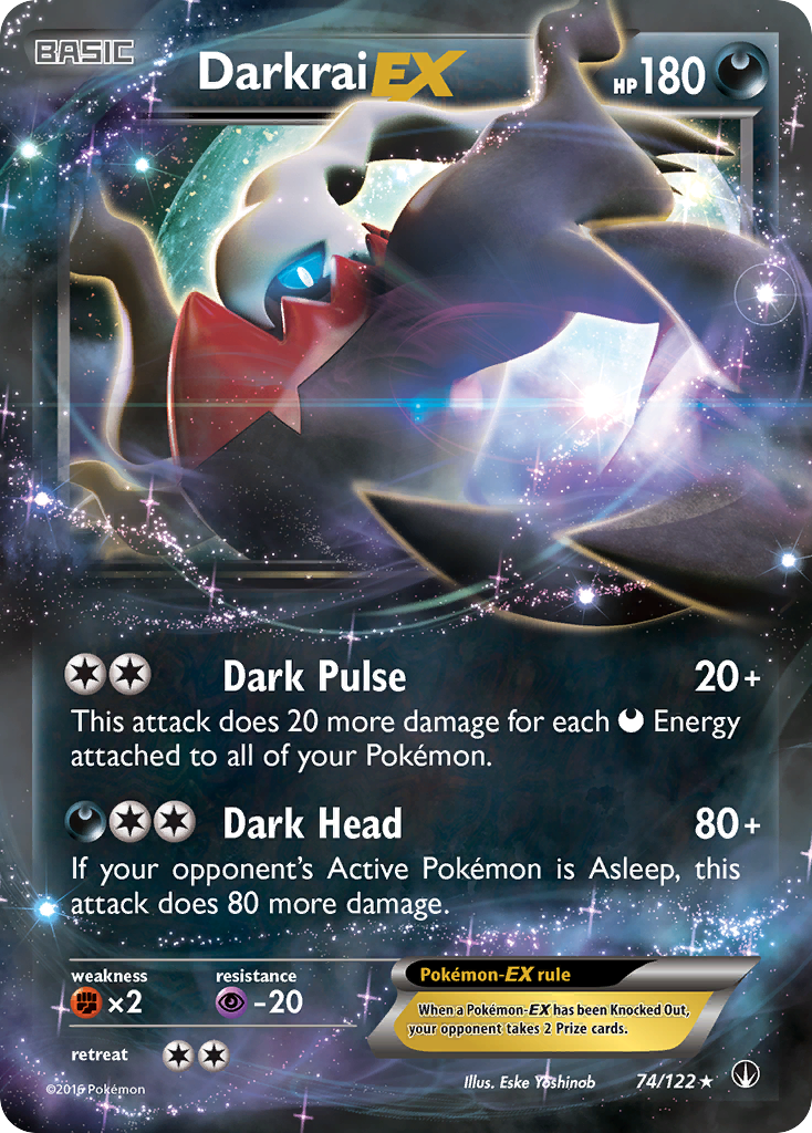 Darkrai EX (74/122) [XY: BREAKpoint] | Gear Gaming Bentonville