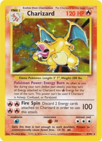 Charizard (4/102) [Base Set Unlimited] | Gear Gaming Bentonville