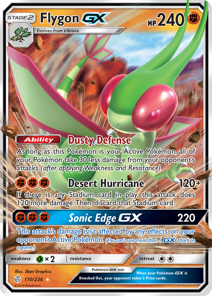 Flygon GX (110/236) [Sun & Moon: Cosmic Eclipse] | Gear Gaming Bentonville