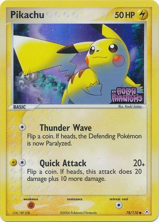 Pikachu (78/110) (Stamped) [EX: Holon Phantoms] | Gear Gaming Bentonville