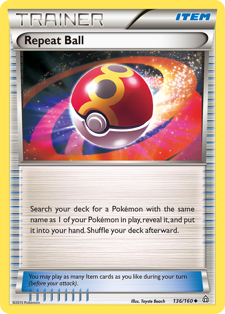 Repeat Ball (136/160) [XY: Primal Clash] | Gear Gaming Bentonville