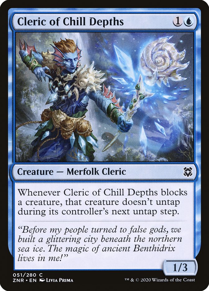 Cleric of Chill Depths [Zendikar Rising] | Gear Gaming Bentonville