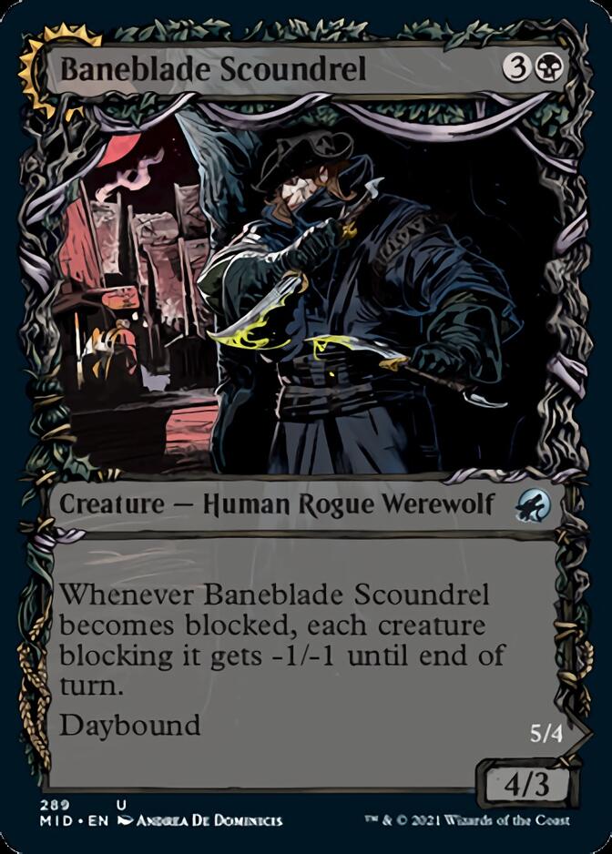 Baneblade Scoundrel // Baneclaw Marauder (Showcase Equinox) [Innistrad: Midnight Hunt] | Gear Gaming Bentonville