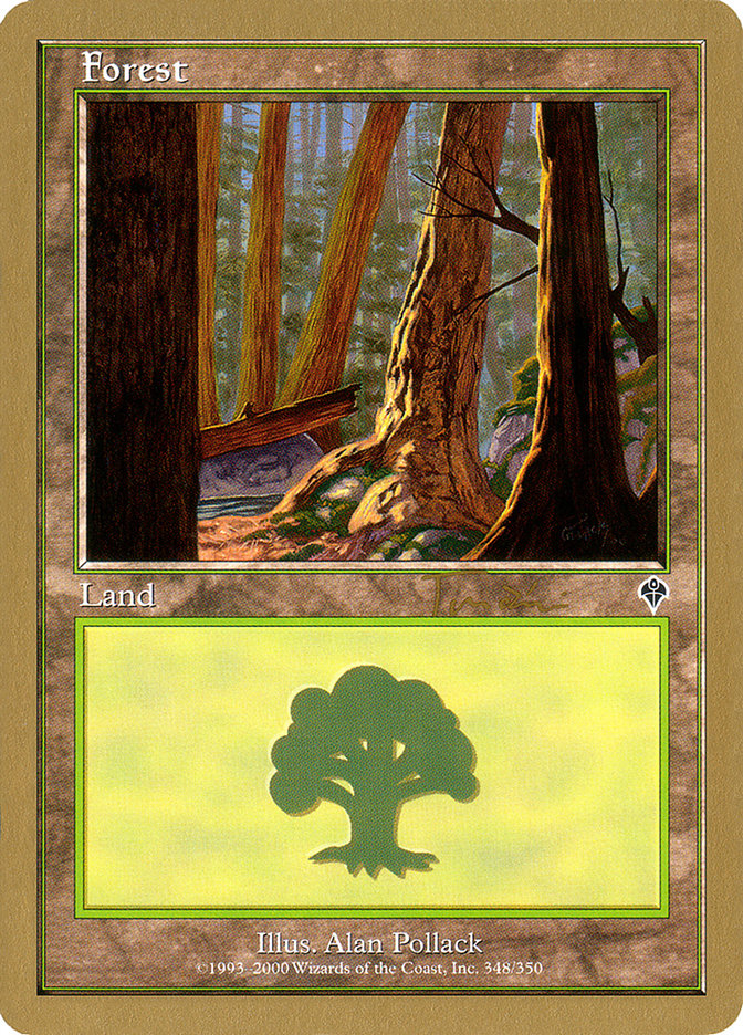 Forest (jt348a) (Jan Tomcani) [World Championship Decks 2001] | Gear Gaming Bentonville