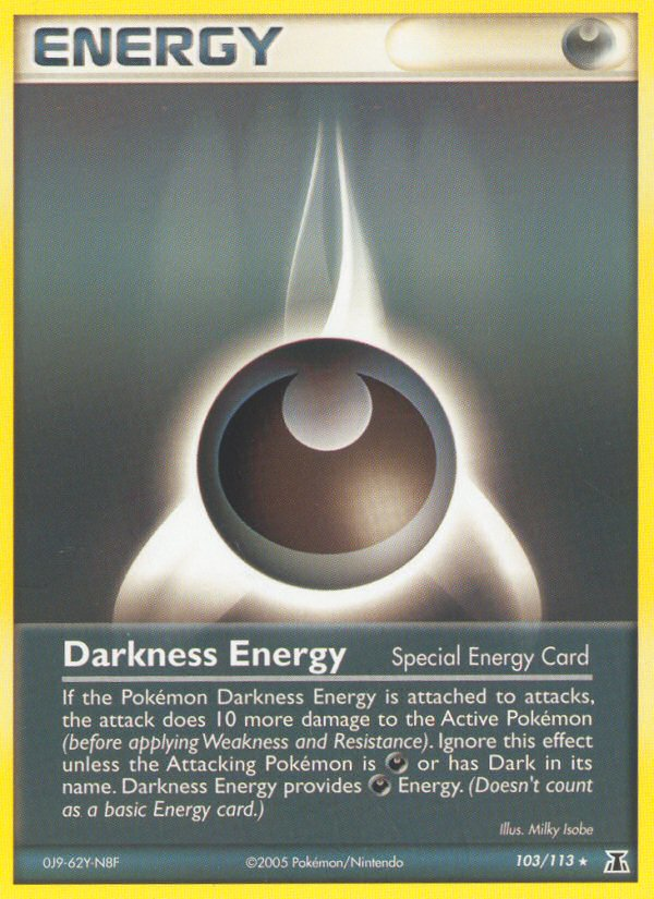 Darkness Energy (103/113) [EX: Delta Species] | Gear Gaming Bentonville