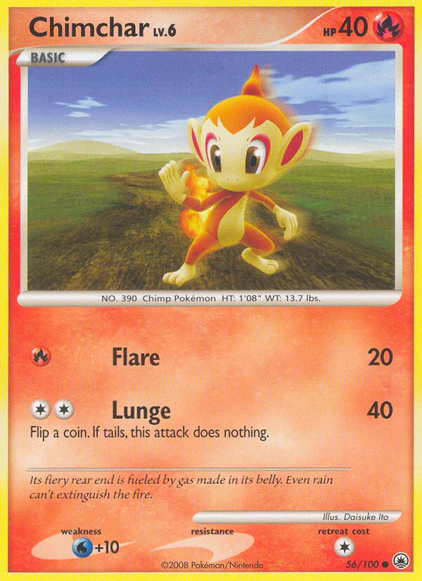 Chimchar (56/100) [Diamond & Pearl: Majestic Dawn] | Gear Gaming Bentonville