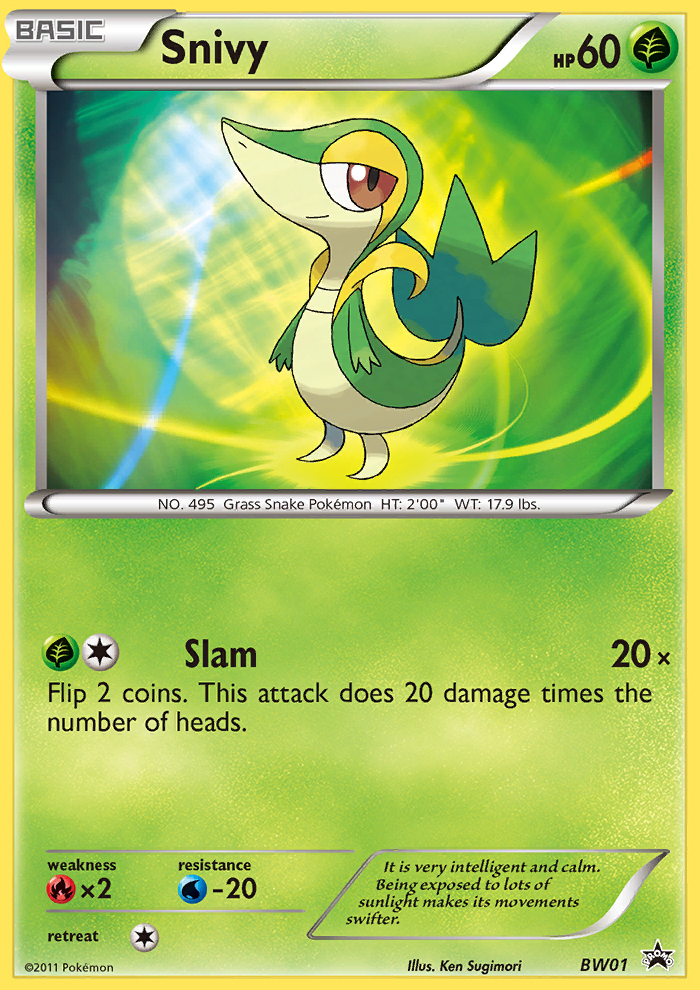 Snivy (BW01) [Black & White: Black Star Promos] | Gear Gaming Bentonville