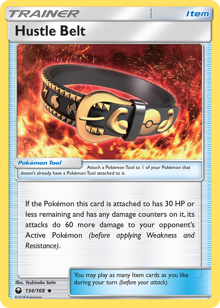 Hustle Belt (134/168) [Sun & Moon: Celestial Storm] | Gear Gaming Bentonville