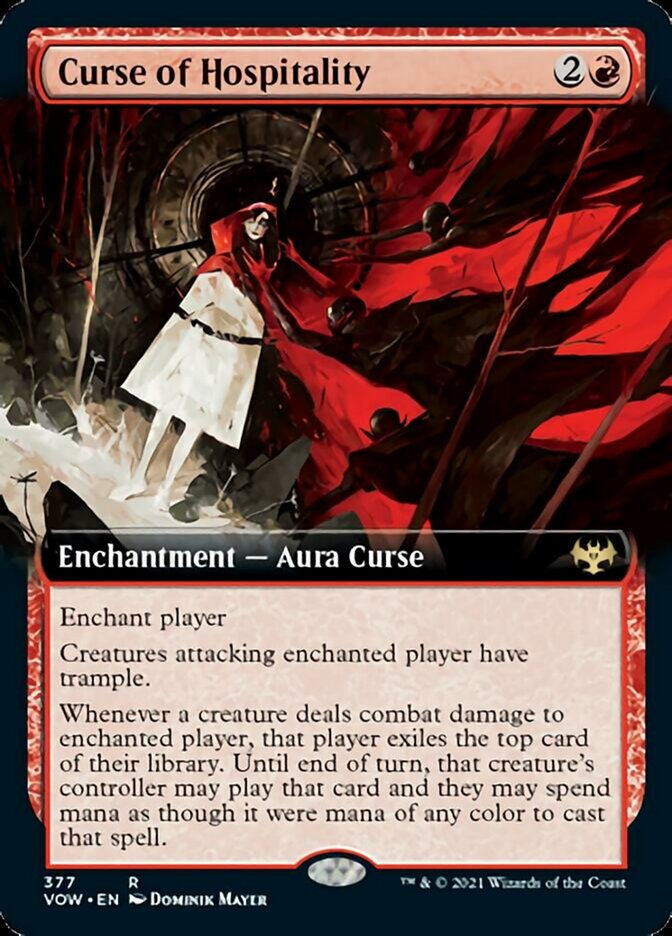 Curse of Hospitality (Extended) [Innistrad: Crimson Vow] | Gear Gaming Bentonville