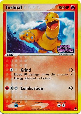 Torkoal (33/110) (Stamped) [EX: Holon Phantoms] | Gear Gaming Bentonville