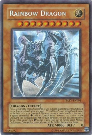 Rainbow Dragon (Chaos Neos Misprint) [TAEV-EN006] Ghost Rare | Gear Gaming Bentonville