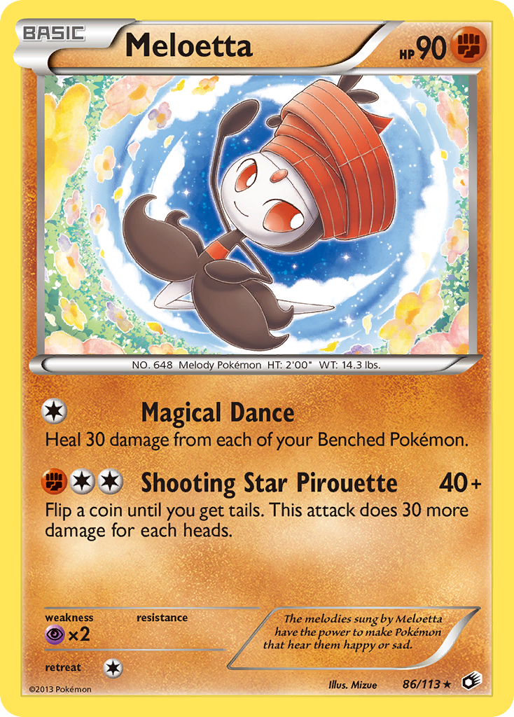 Meloetta (86/113) [Black & White: Legendary Treasures] | Gear Gaming Bentonville