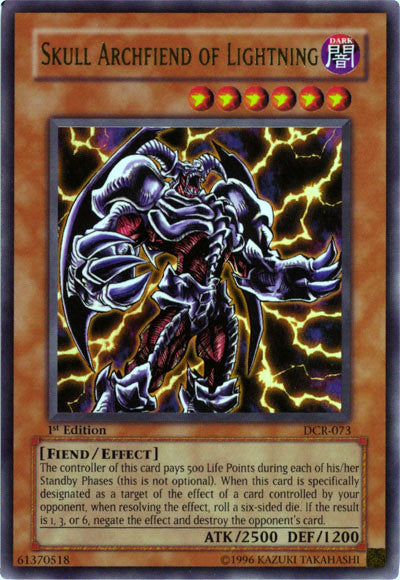 Skull Archfiend of Lightning [DCR-073] Ultra Rare | Gear Gaming Bentonville