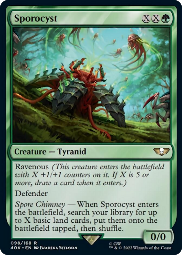 Sporocyst (Surge Foil) [Universes Beyond: Warhammer 40,000] | Gear Gaming Bentonville