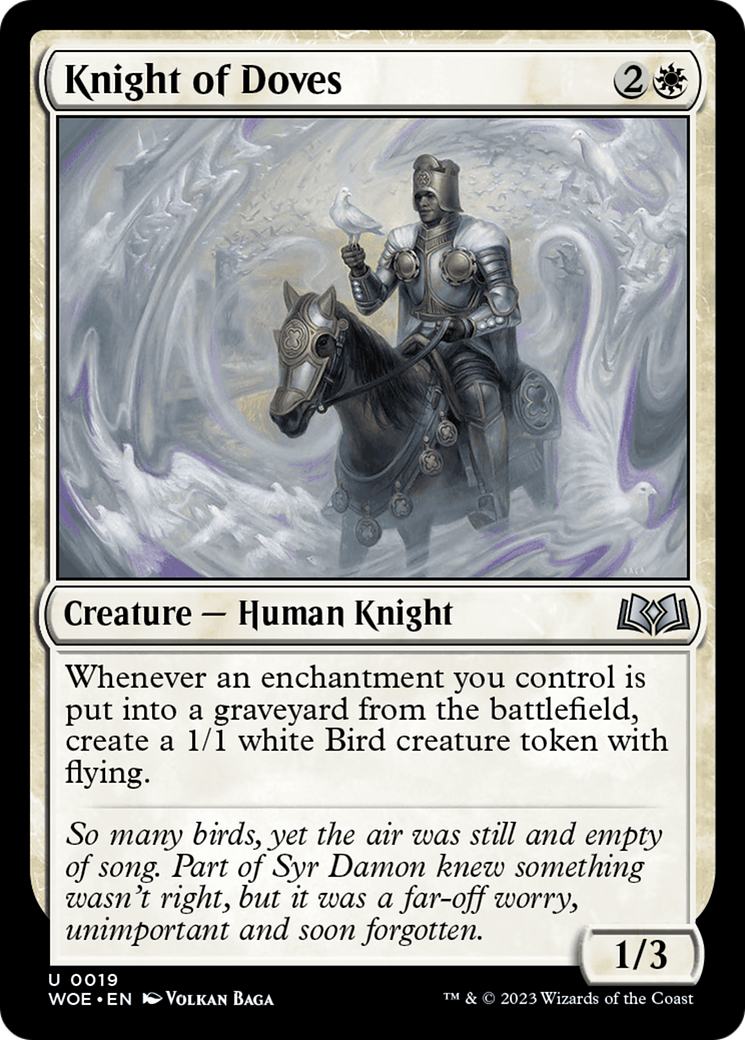 Knight of Doves [Wilds of Eldraine] | Gear Gaming Bentonville